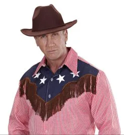 Cowboyhoed Bruin -Kledingwinkel Van Roodkapje 0493u c 1