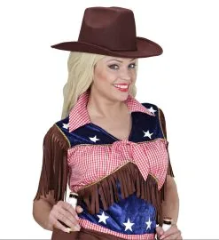 Cowboyhoed Bruin -Kledingwinkel Van Roodkapje 0493u d 1
