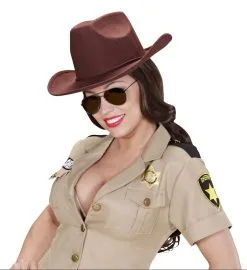 Cowboyhoed Bruin -Kledingwinkel Van Roodkapje 0493u e 1