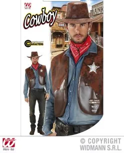 Cowboy Vest Man -Kledingwinkel Van Roodkapje 7584w c 9