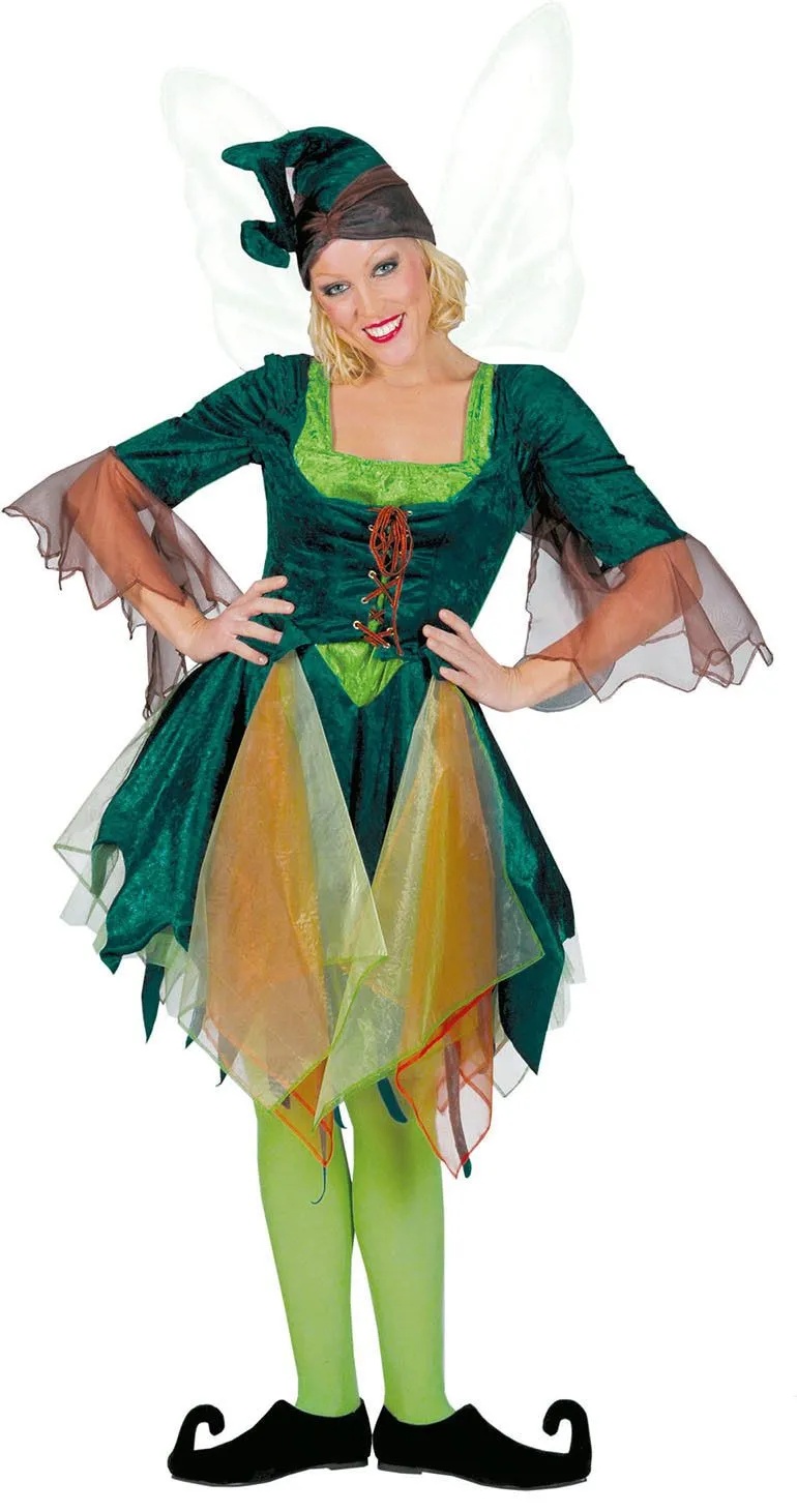 Willow Woman Elf Vrouw Kostuum 1 Willow Woman Elf Vrouw Kostuum