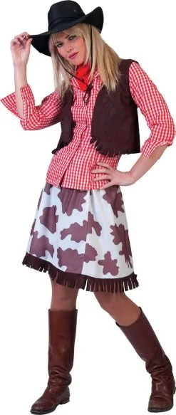 Poker Alice Cowgirl Vrouw Kostuum