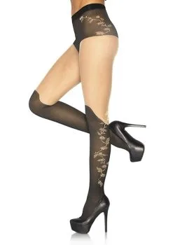 Panty Kaplaars En Bloemen -Kledingwinkel Van Roodkapje leg 2019 7316 010 3 6