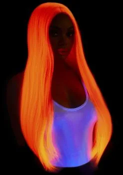 Verstelbare Pruik Glow Under Blacklight Roze -Kledingwinkel Van Roodkapje leg 2019 a2864 029 3 12
