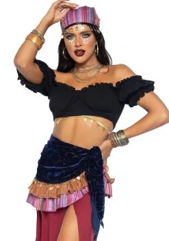 Heldere Kristallen Bal Waarzegster Vrouw Kostuum