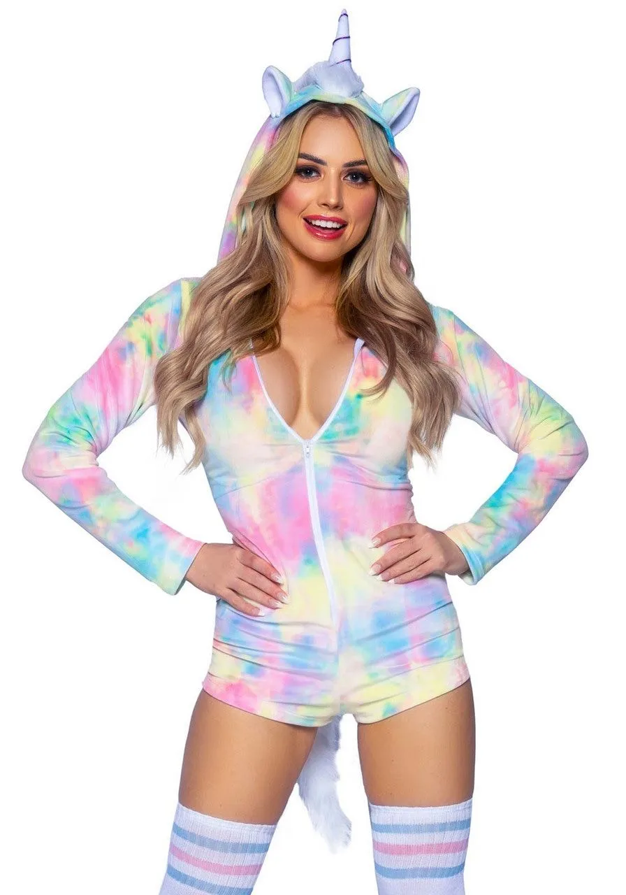 Fantastische Fantasie Eenhoorn Tie Dye Vrouw Kostuum 1 Fantastische Fantasie Eenhoorn Tie Dye Vrouw Kostuum