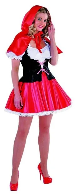 Waar Ga Jij Heen Roodkapje Vrouw Kostuum