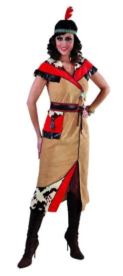 Wolastoqiyik Indiaan Wilde Westen Lang Vrouw