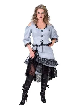 Charmante Saloon Dame Arizona Grijs Vrouw