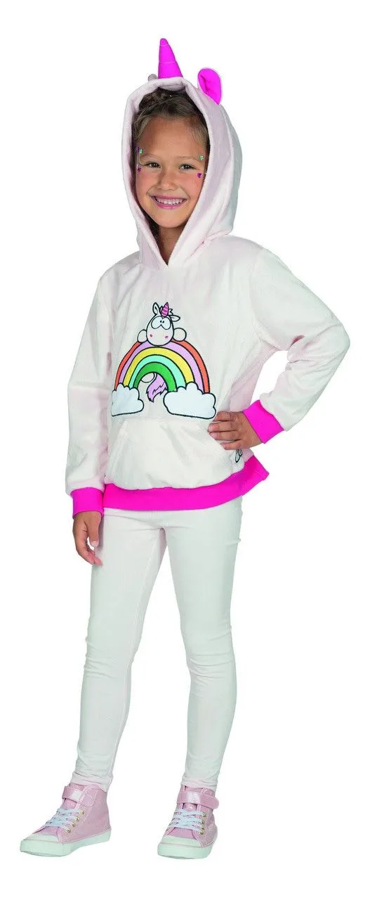 Magische Eenhoorn Theodor Hoodie Meisje Kostuum 1 Magische Eenhoorn Theodor Hoodie Meisje Kostuum