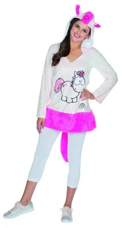 Theodor Eenhoorn Tuniek Met Staart Vrouw Kostuum