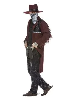 Luxe Cowboy Met Schedelmasker Man Kostuum -Kledingwinkel Van Roodkapje smf 2020 63047 4 21