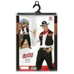 Texas Cowboy Zwart Kostuum Man -Kledingwinkel Van Roodkapje wdm1014 2721 c 6