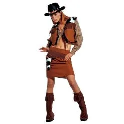 Western Cow-Girl Bandolera Kostuum Vrouw