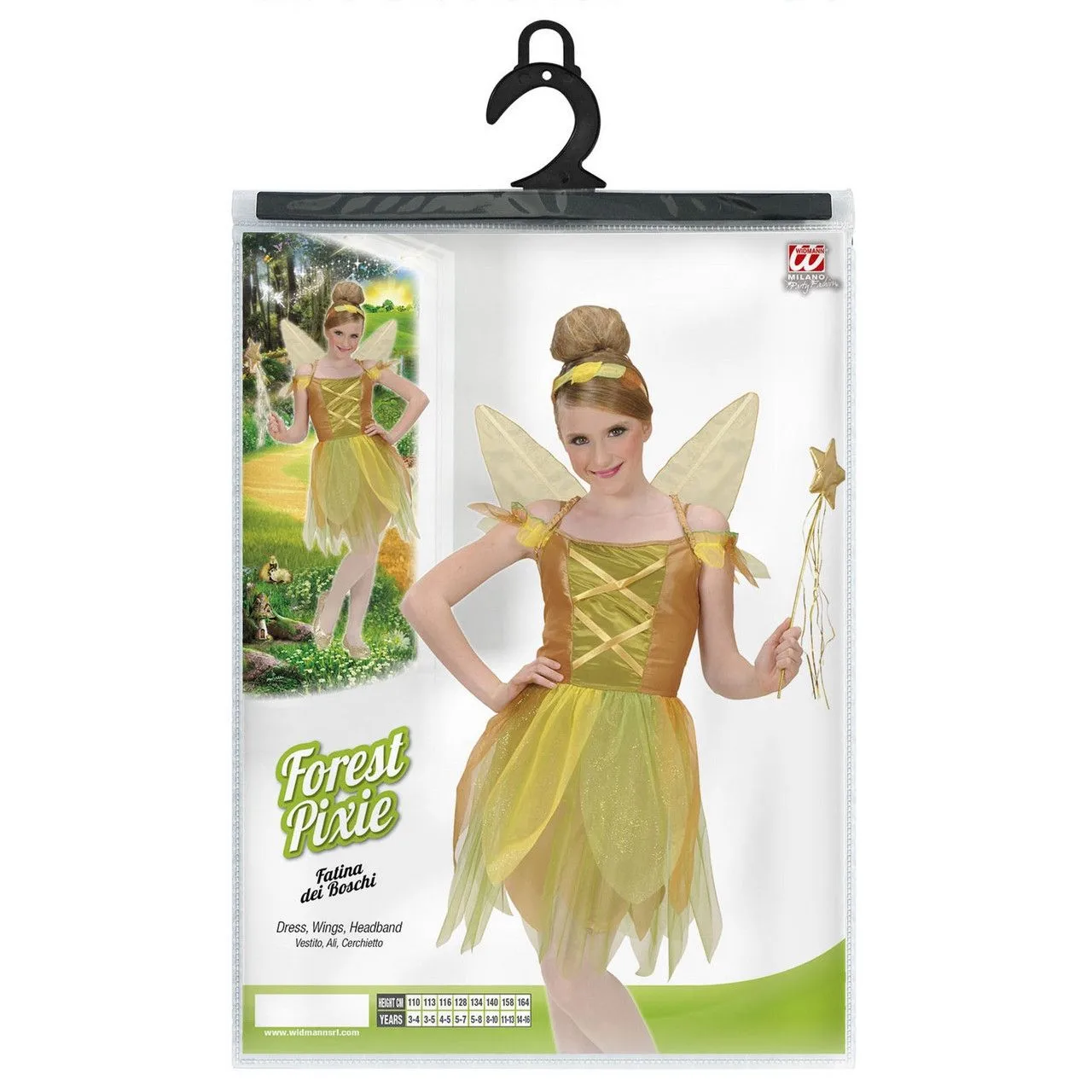 Pixie Gouden Woud Prinses Spell Kostuum Meisje 2 Pixie Gouden Woud Prinses Spell Kostuum Meisje - Afbeelding 2