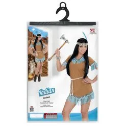 Chadaka Indiaanse Vrouw Kostuum -Kledingwinkel Van Roodkapje wdm1014 6661 c 10