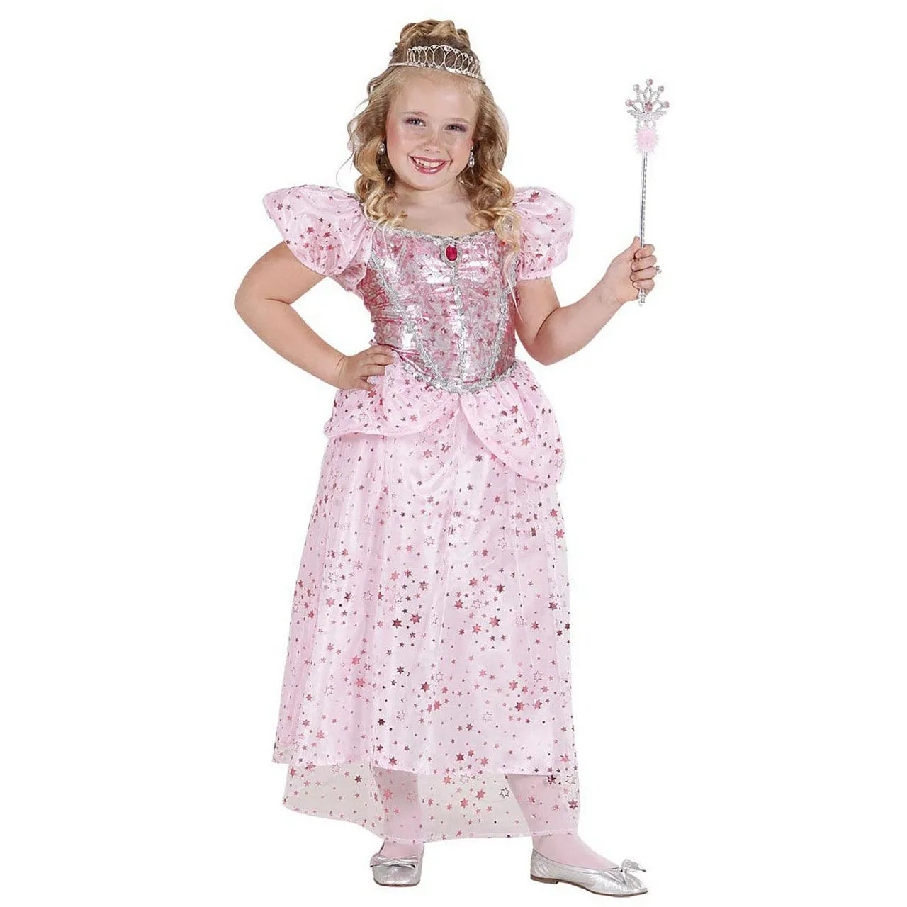 Prinses-Fee Roze Pink Fairy Kostuum Meisje 1 Prinses-Fee Roze Pink Fairy Kostuum Meisje
