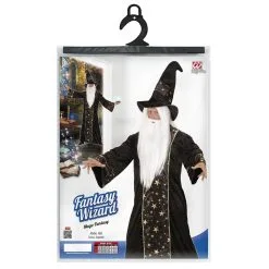 Wizzard Fantasy Tovenaar Man Kostuum -Kledingwinkel Van Roodkapje wdm1617 15221 e 12
