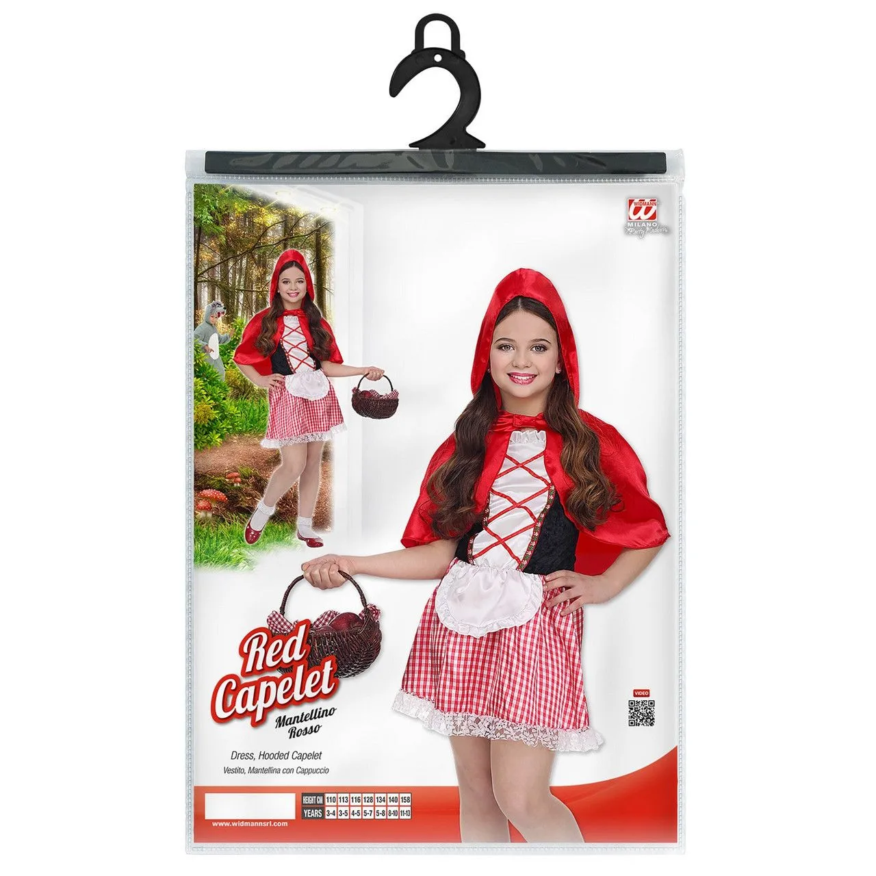 Sprookjesmeisje Roodkapje Kostuum 5 Sprookjesmeisje Roodkapje Kostuum - Afbeelding 5