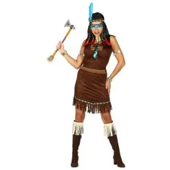 Snelle Soepele Sissipahaw Indiaan Vrouw Kostuum -Kledingwinkel Van Roodkapje wdm 2019 002f 5 12