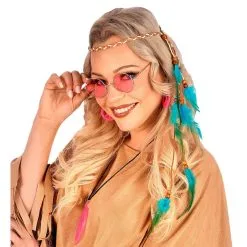 Veren Hoofdband Indiaan Turquoise -Kledingwinkel Van Roodkapje wdm 2019 03355 3 2