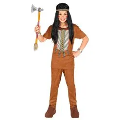 Zoevende Bijl Indiaan Wilde Westen Meisje Kostuum