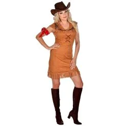 Cow Girl Randy Kampioen Stier Worstelen Vrouw Kostuum