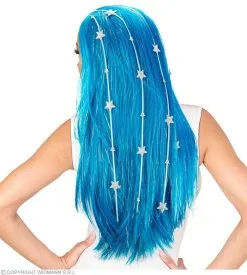 Starry Hair Droomhaar Pruik Blauw -Kledingwinkel Van Roodkapje wdm 2021 02997 3